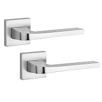 Ручки на розеті TUPAI Supra 3097 5SQ (4040-4049) хром матовий